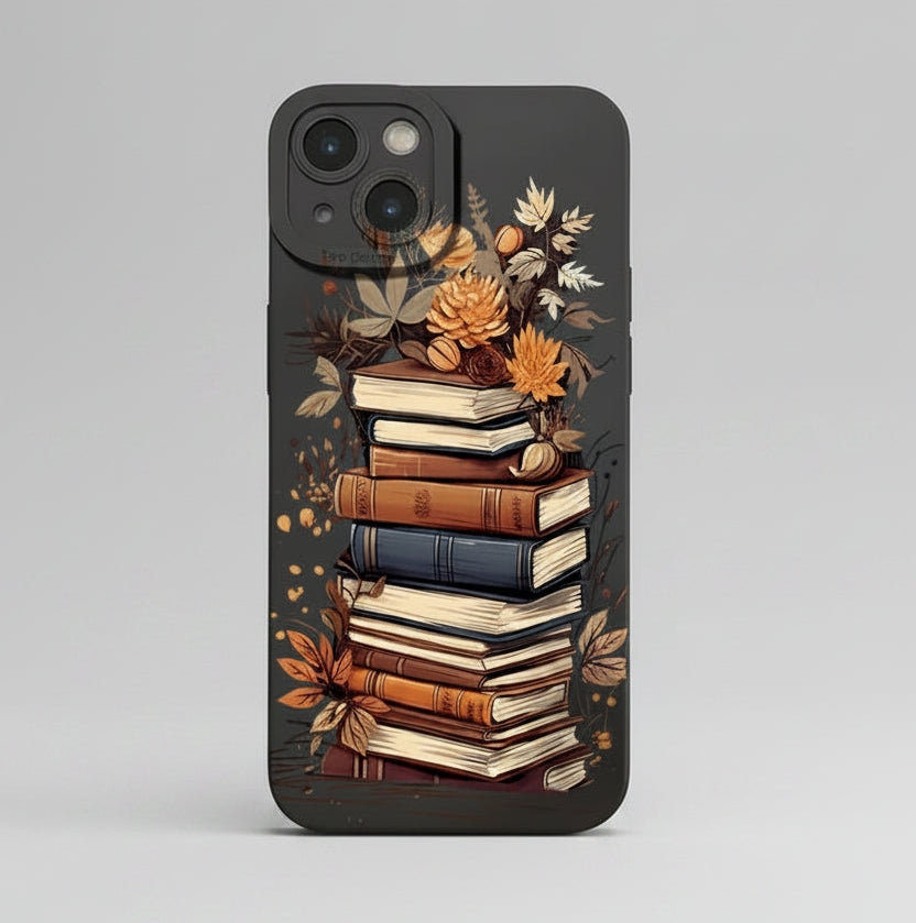 Coque iPhone noire et design graphique