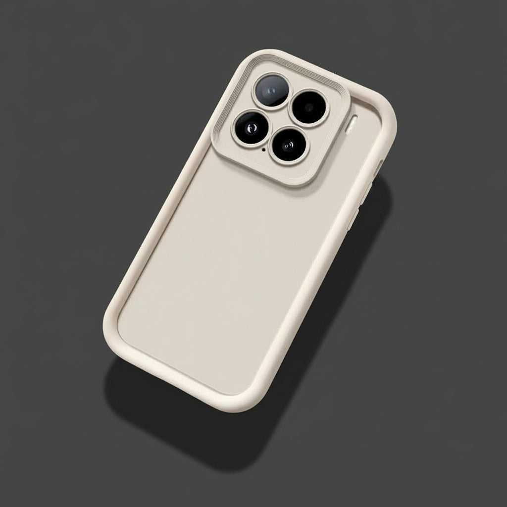 Coque en silicone blanche mate compatible Xiaomi
