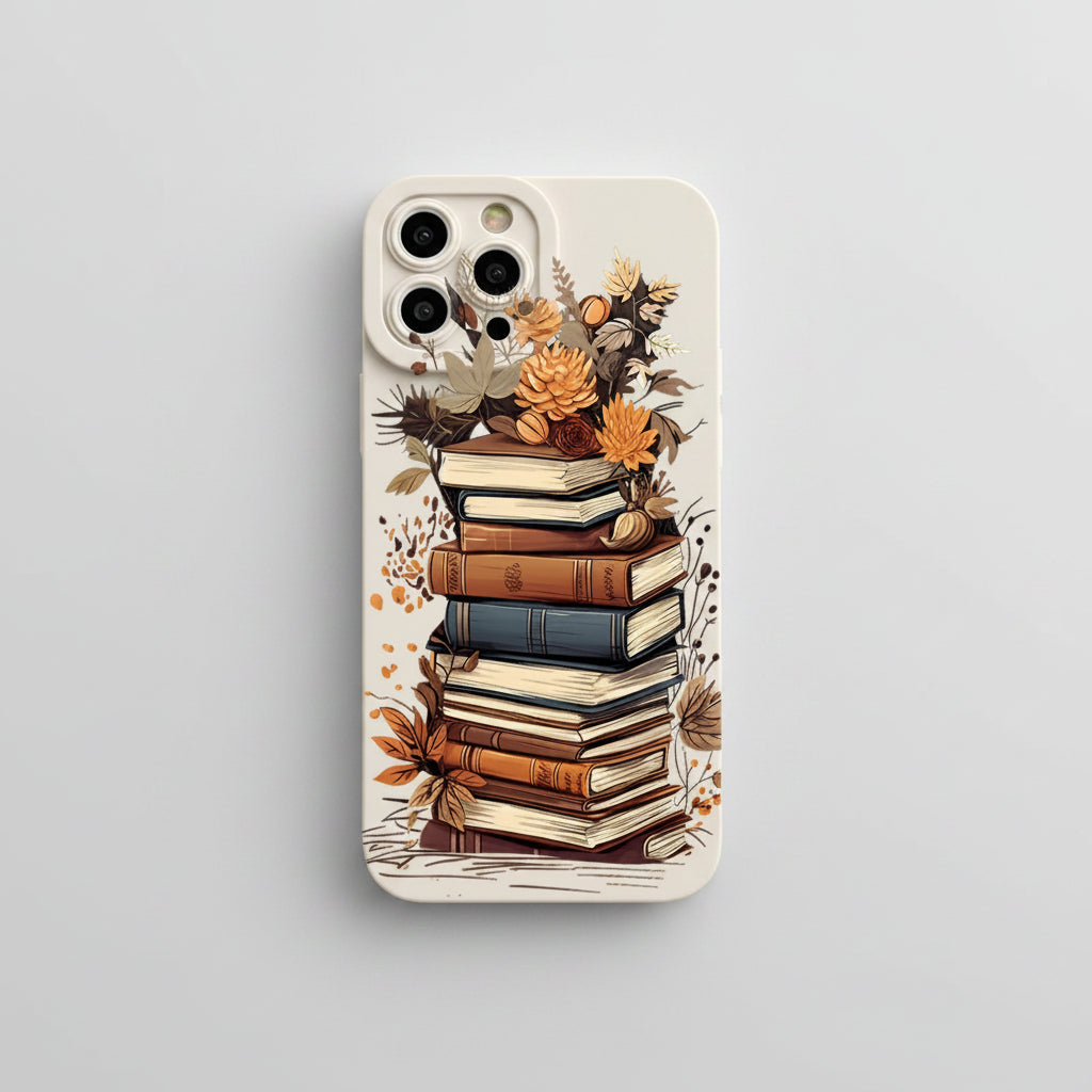 Coque iPhone crème à motifs avec protection quotidienne