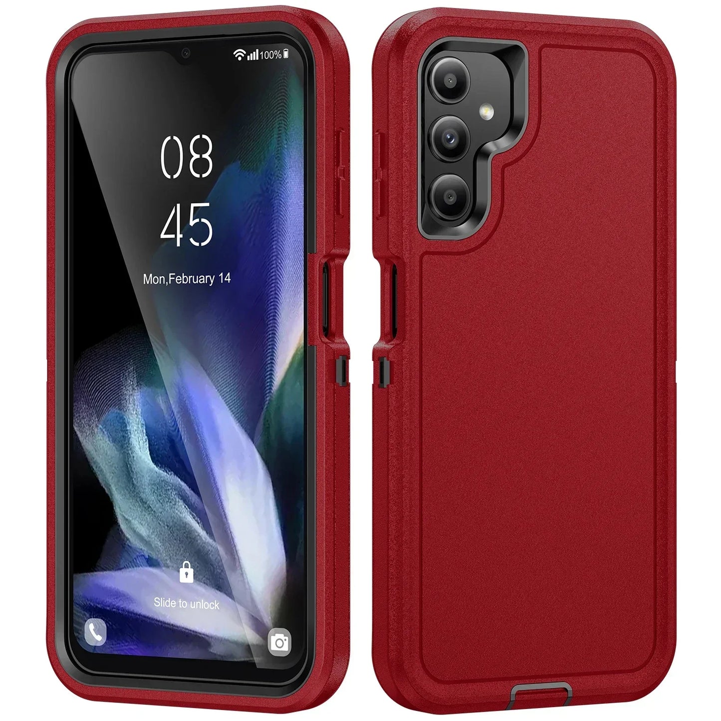Coque renforcée antichoc Samsung Galaxy rouge