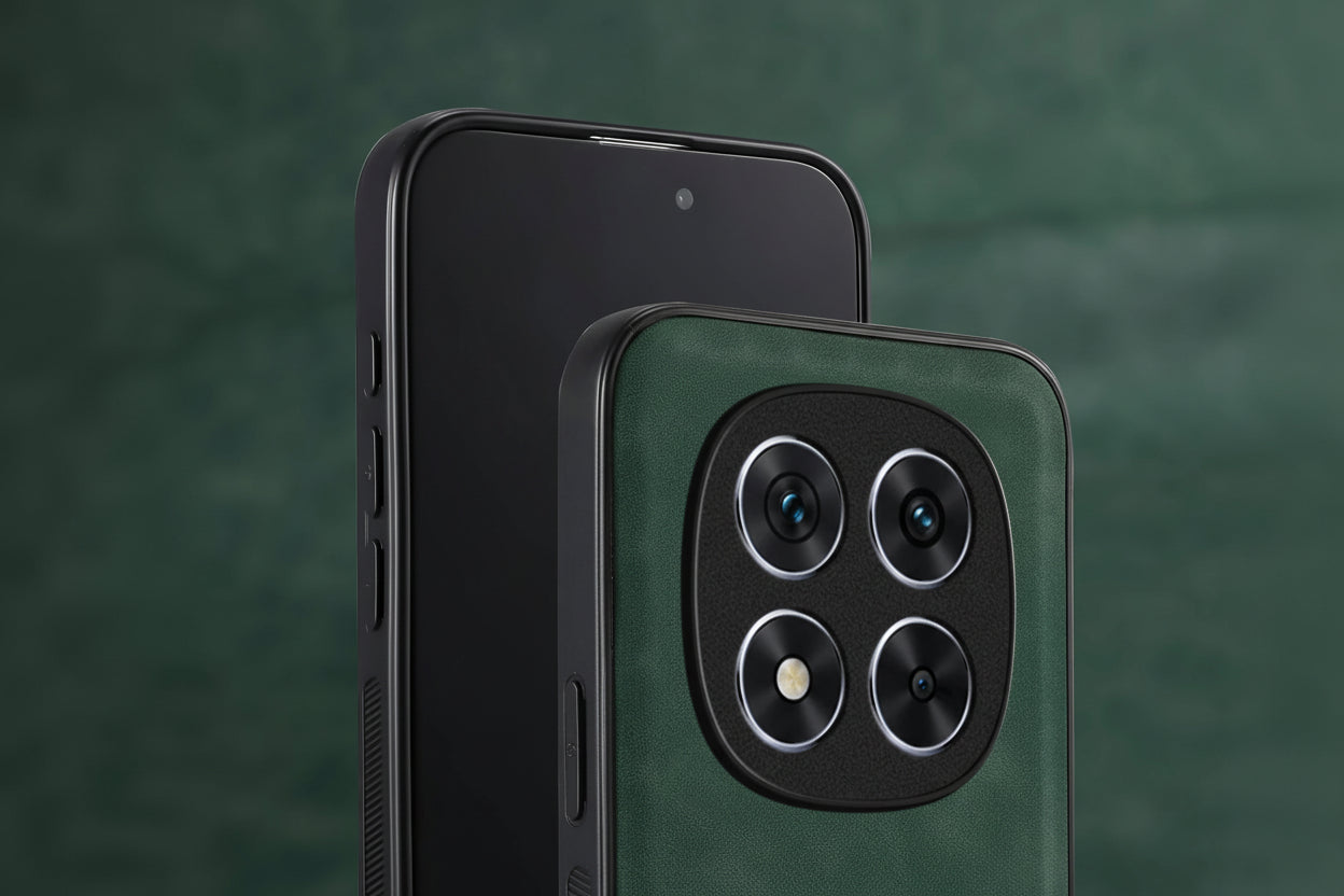 Coque effet cuir pour Xiaomi Redmi Note 14 et Note 15
