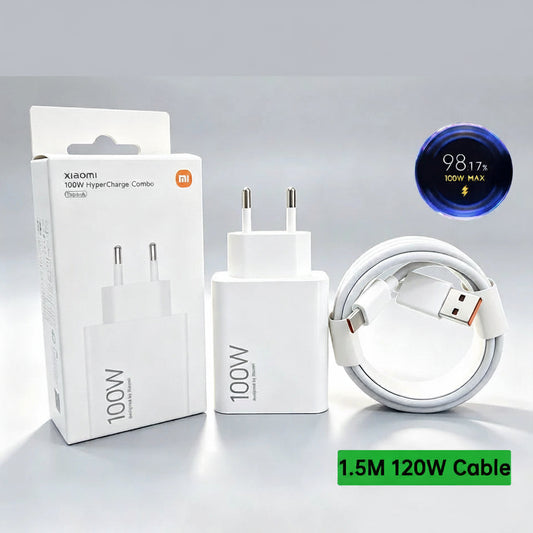 Chargeur Xiaomi 100W HyperCharge USB-C avec prise EU
