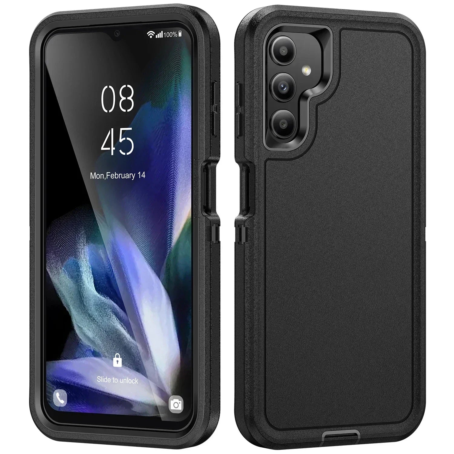 Coque renforcée antichoc Samsung Galaxy noire