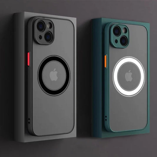 Coque MagSafe anti-choc pour iPhone finition mate