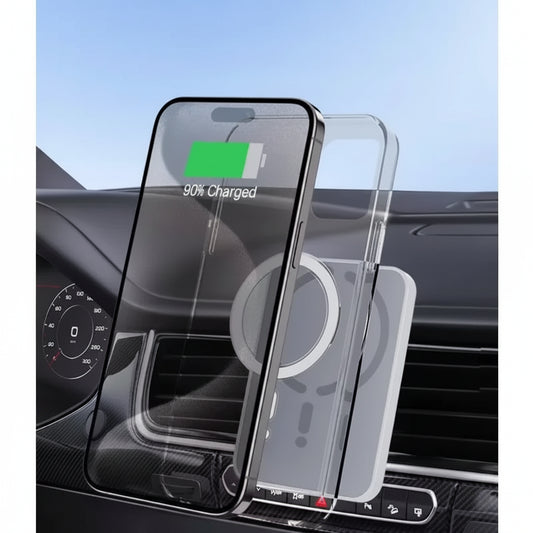 Chargeur voiture sans fil magnétique avec câble USB-C pour iPhone