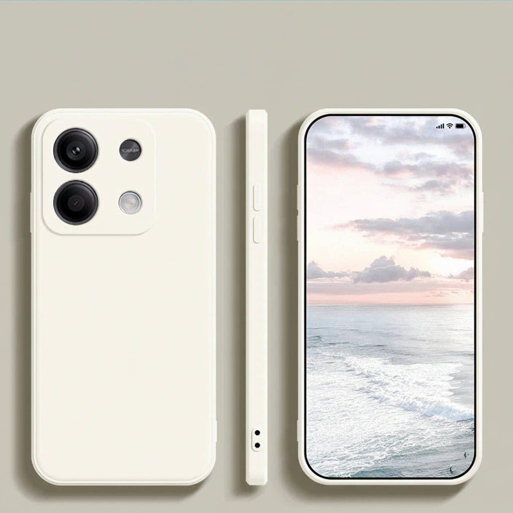 Coque blanc beige lavable pour Redmi Note 13