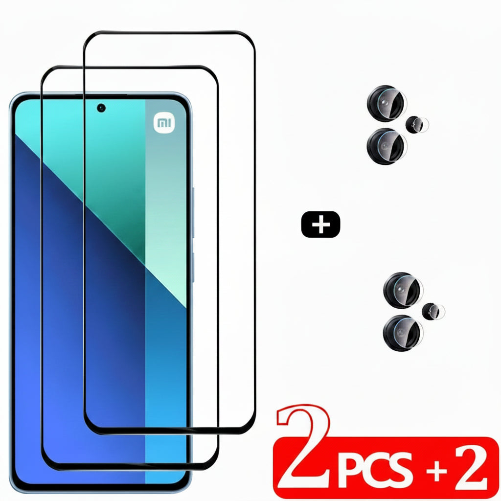 2 verres + 2 protections caméra.