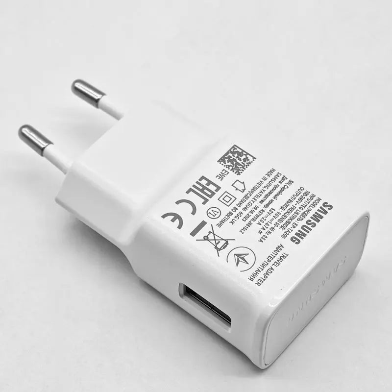 Chargeur secteur 15W sans câble compatible Samsung avec prise européenne