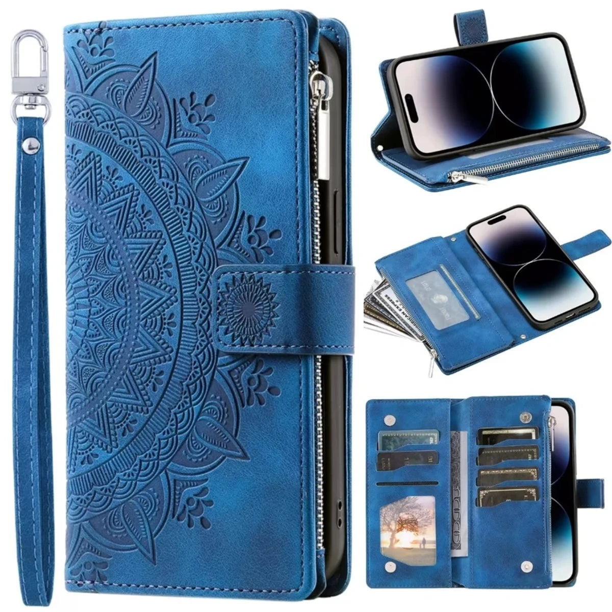 Coque Samsung Galaxy bleue