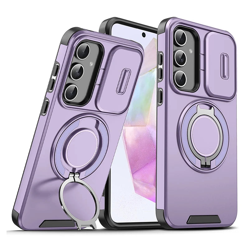 Coque compatible Samsung Galaxy Armor violette avec protection antichoc
