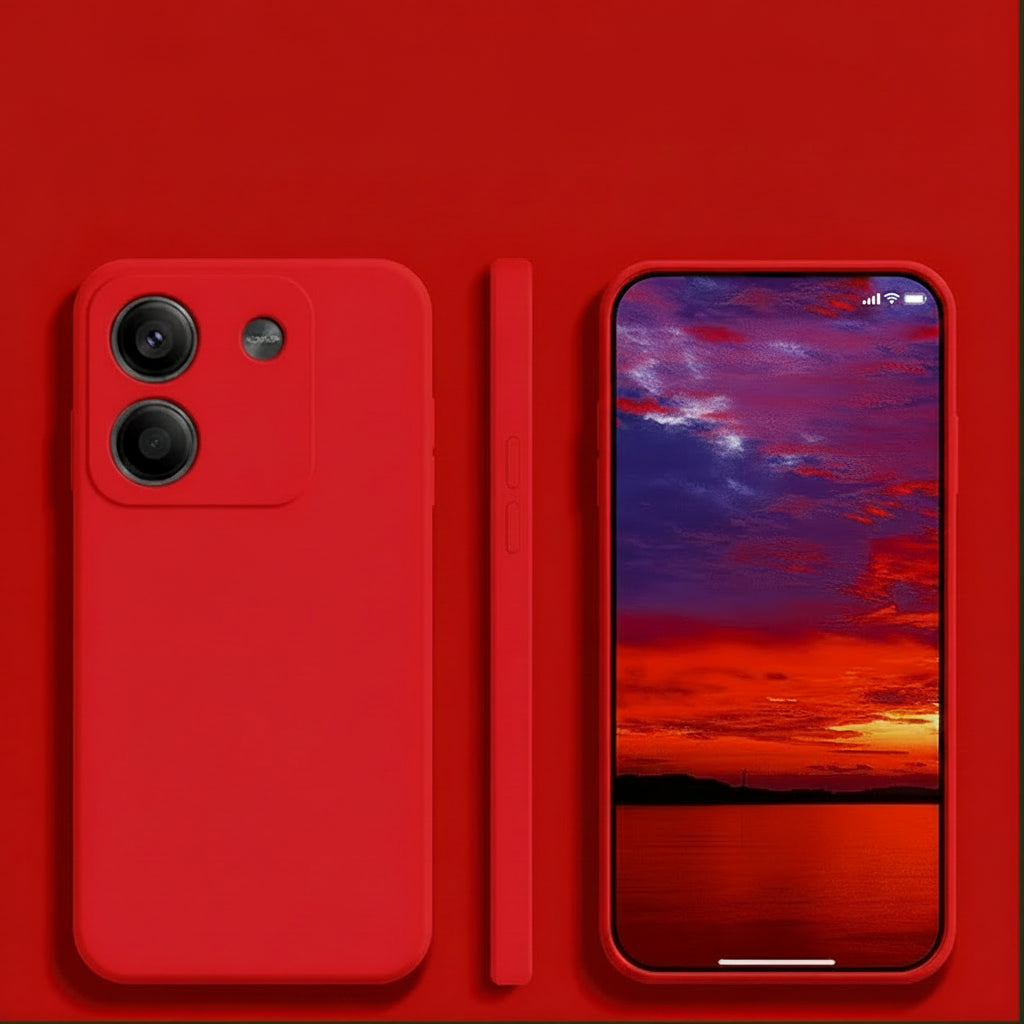 Étui souple rouge pour Redmi Note 13 en TPU